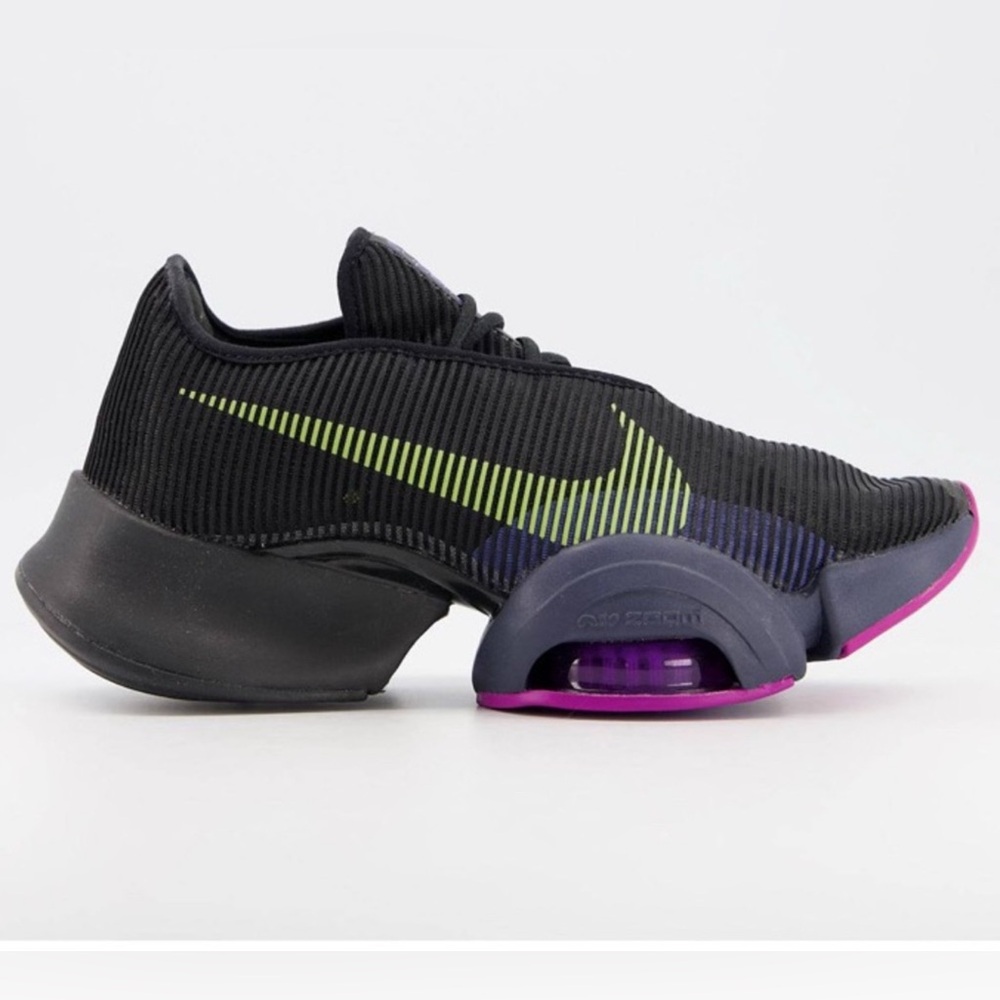 Nike Training Air Zoom SuperRep 2 Sneakers Black Cyber Multi CU5925-010 Size 9
